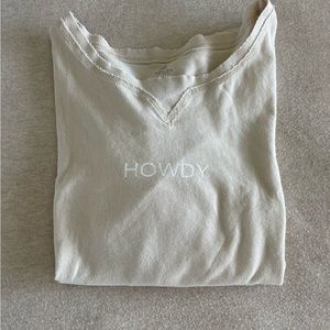 Howdy Cropped Tee